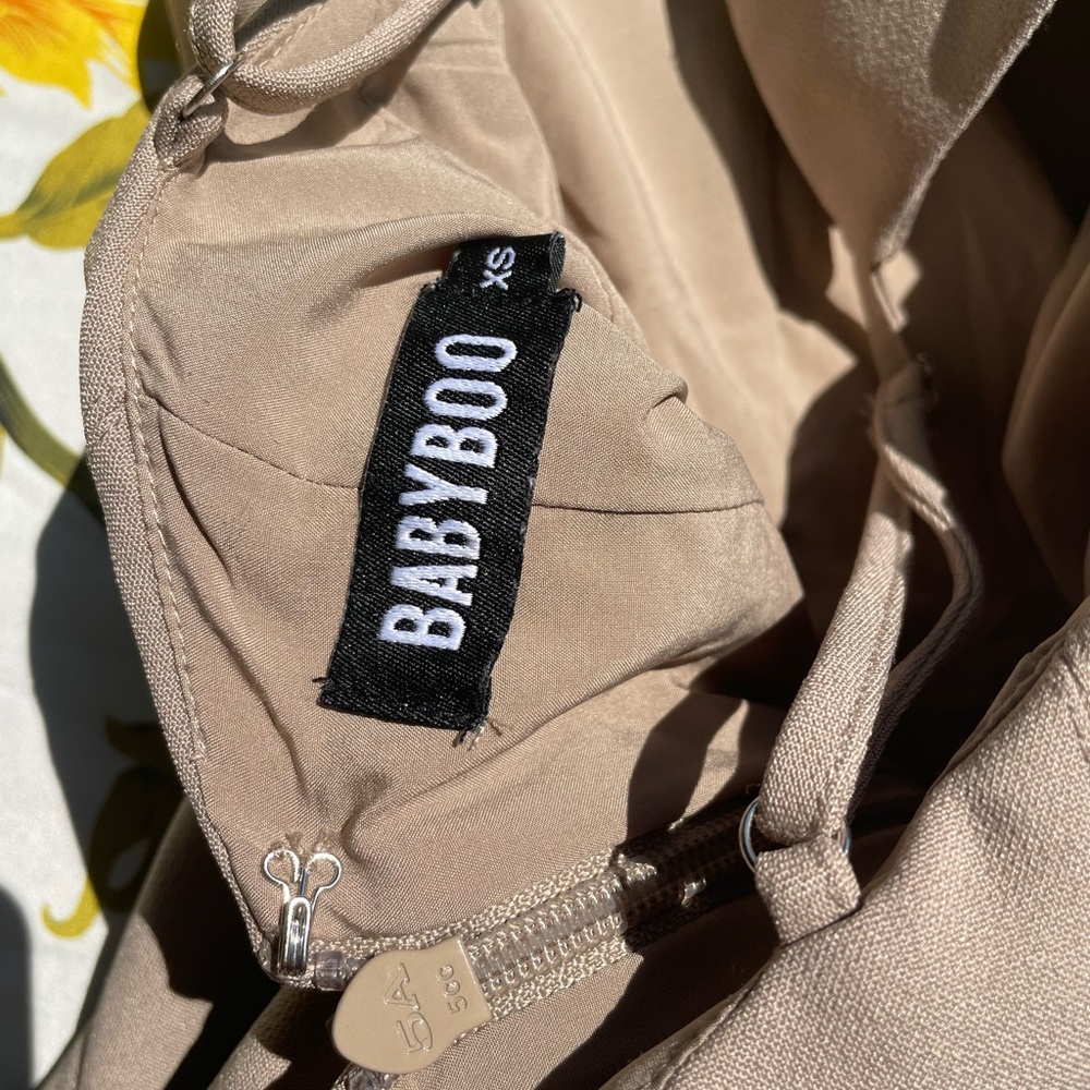 Babyboo Tan Mini Dress - Picture 3 of 6